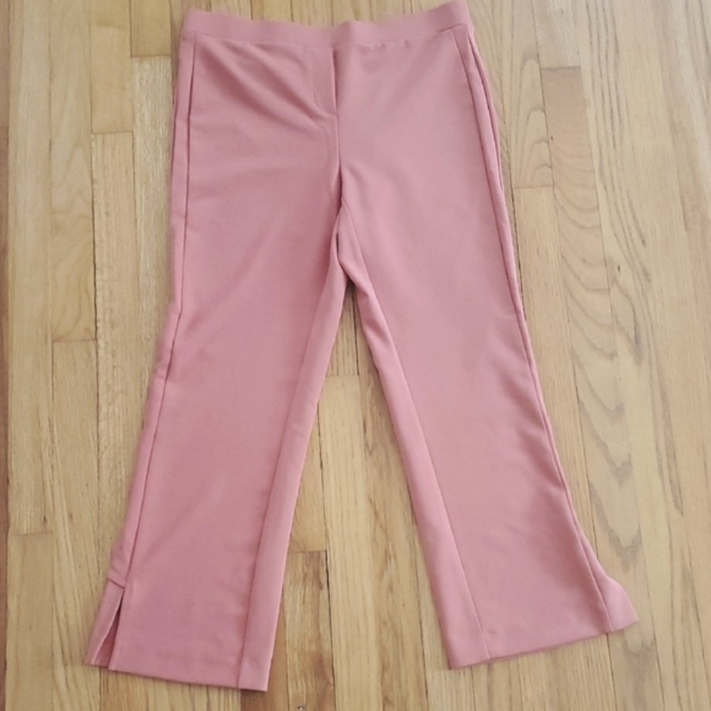 Jules & Leopold Pastel Peach Cropped Pants